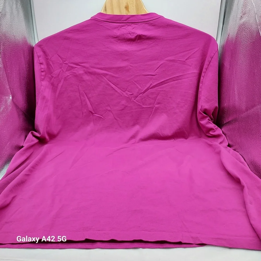 Polo Ralph Lauren Magenta Pink Pocket T-Shirt Men 4XLT Big & Tall Blue Pony Logo